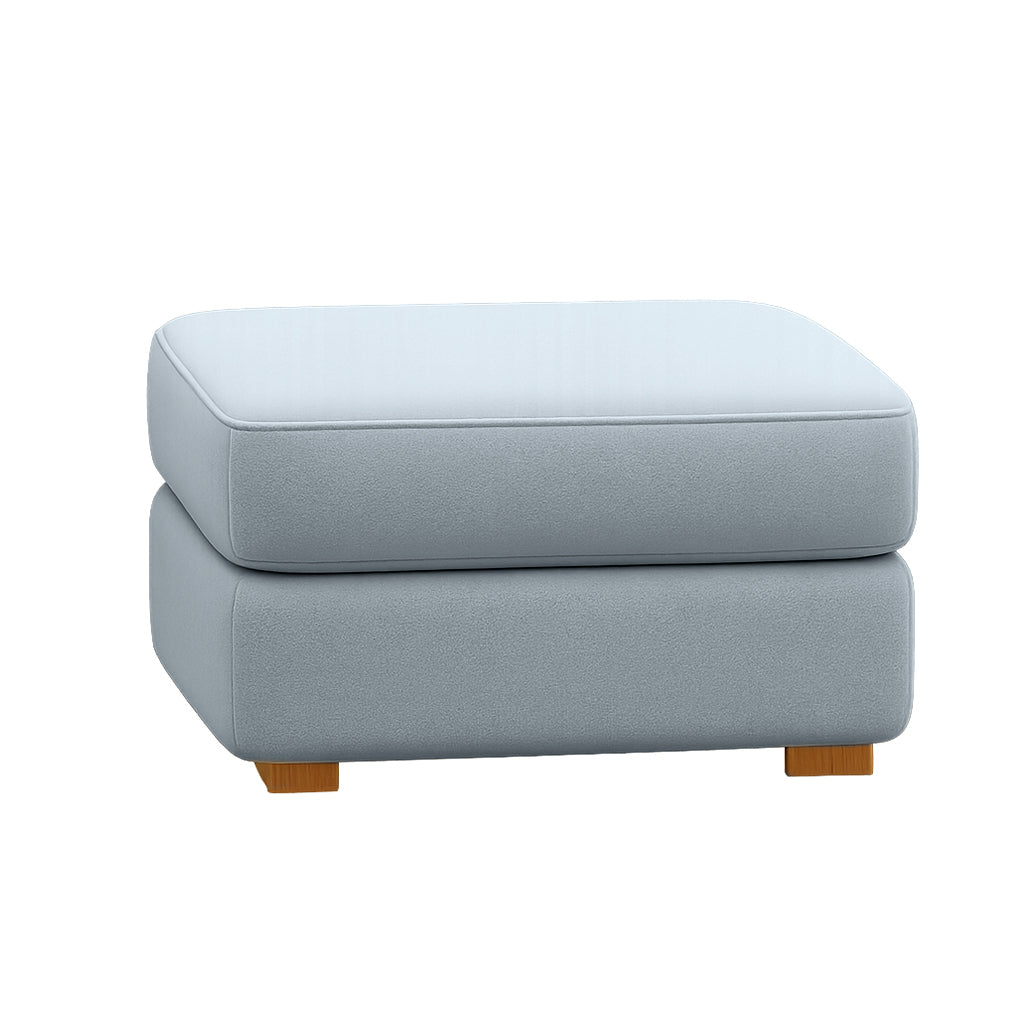 Balmain Modular Component Square Ottoman-Mist