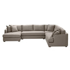 Balmain 6 Seater Corner Modular Chaise Lounge Suite