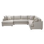 Balmain 6 Seater Corner Modular Chaise Lounge Suite