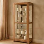 Barossa Display Cabinet Marri-Clear Lacquer