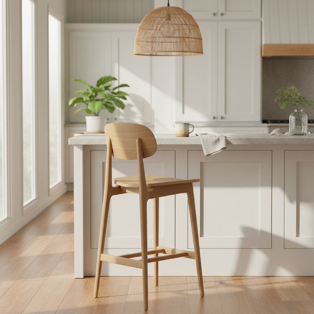Bergen Bar Stool-Natural