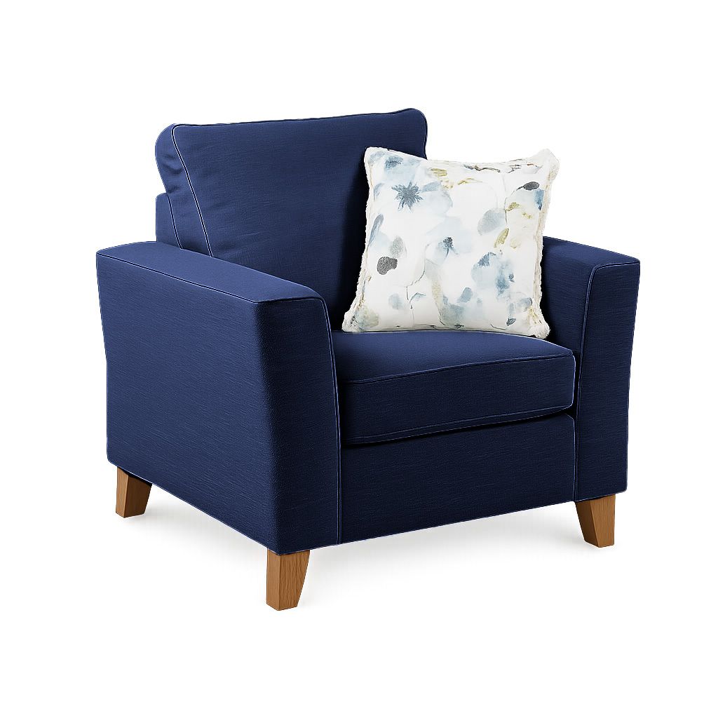 Kitty Armchair-Denim