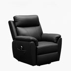 Judy Leather Lift Chair-Black