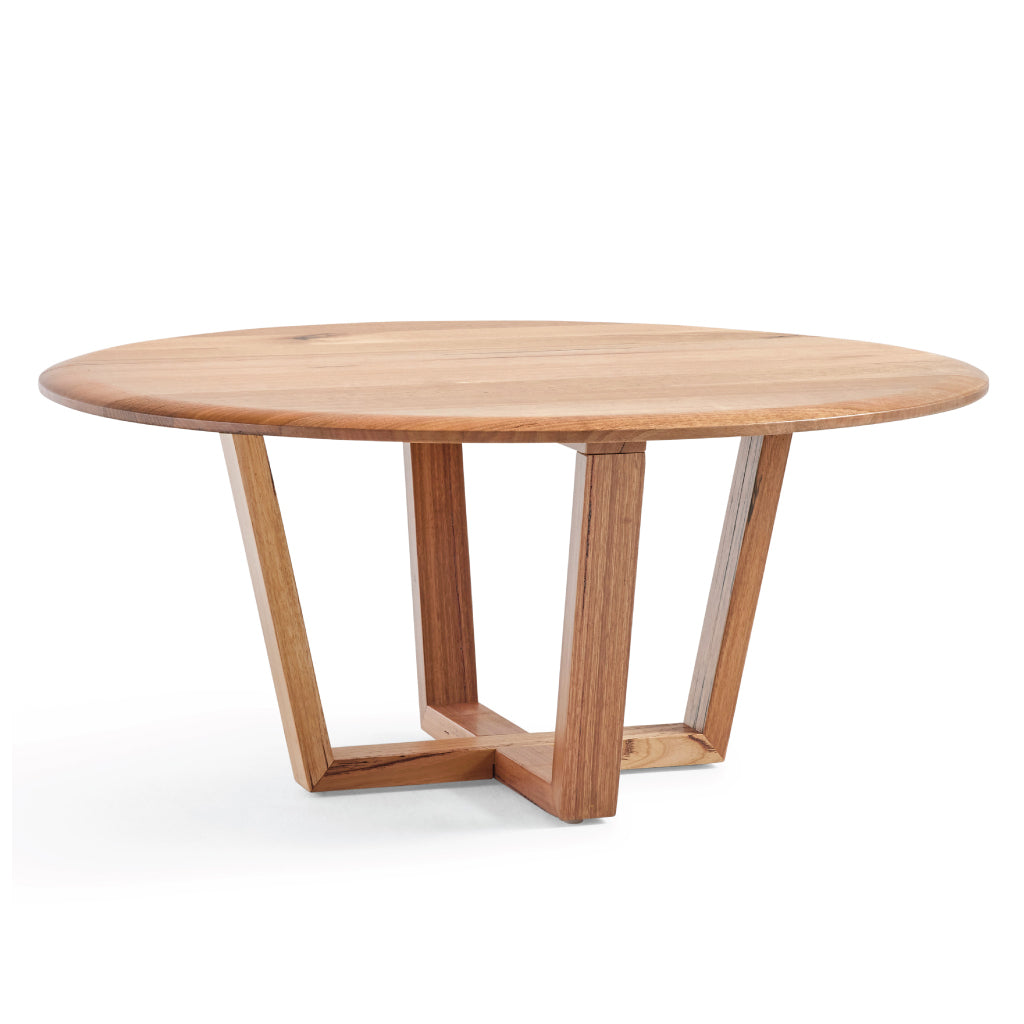 Bondi Round Coffee Table-Clear Lacquer