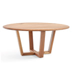 Bondi Round Coffee Table-Clear Lacquer