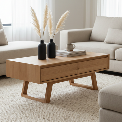 Bondi Coffee Table-Clear Lacquer hover image