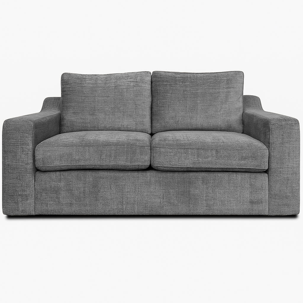 Bristol 2 Seater Fabric Sofa-Pewter