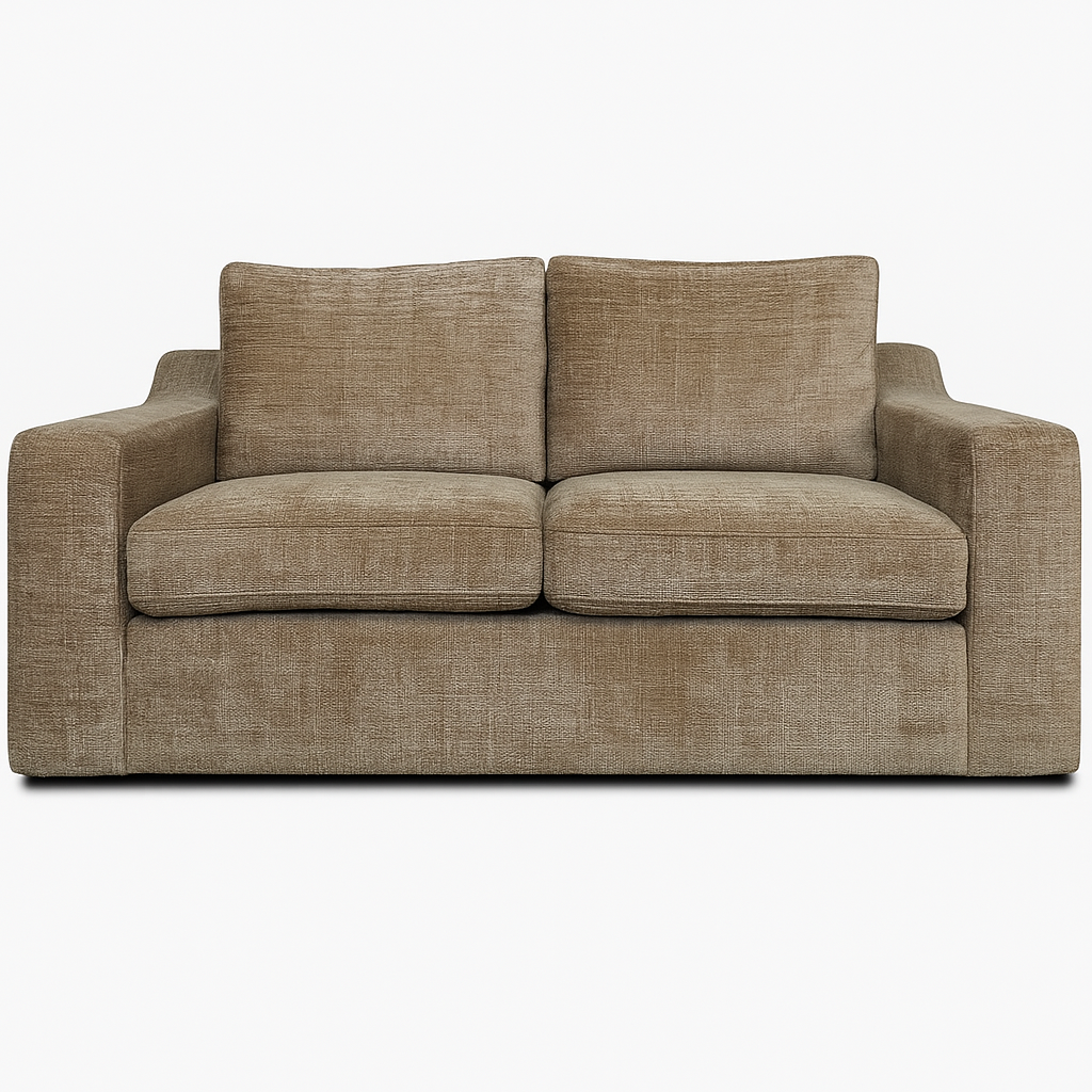 Bristol 2 Seater Fabric Sofa-Moss
