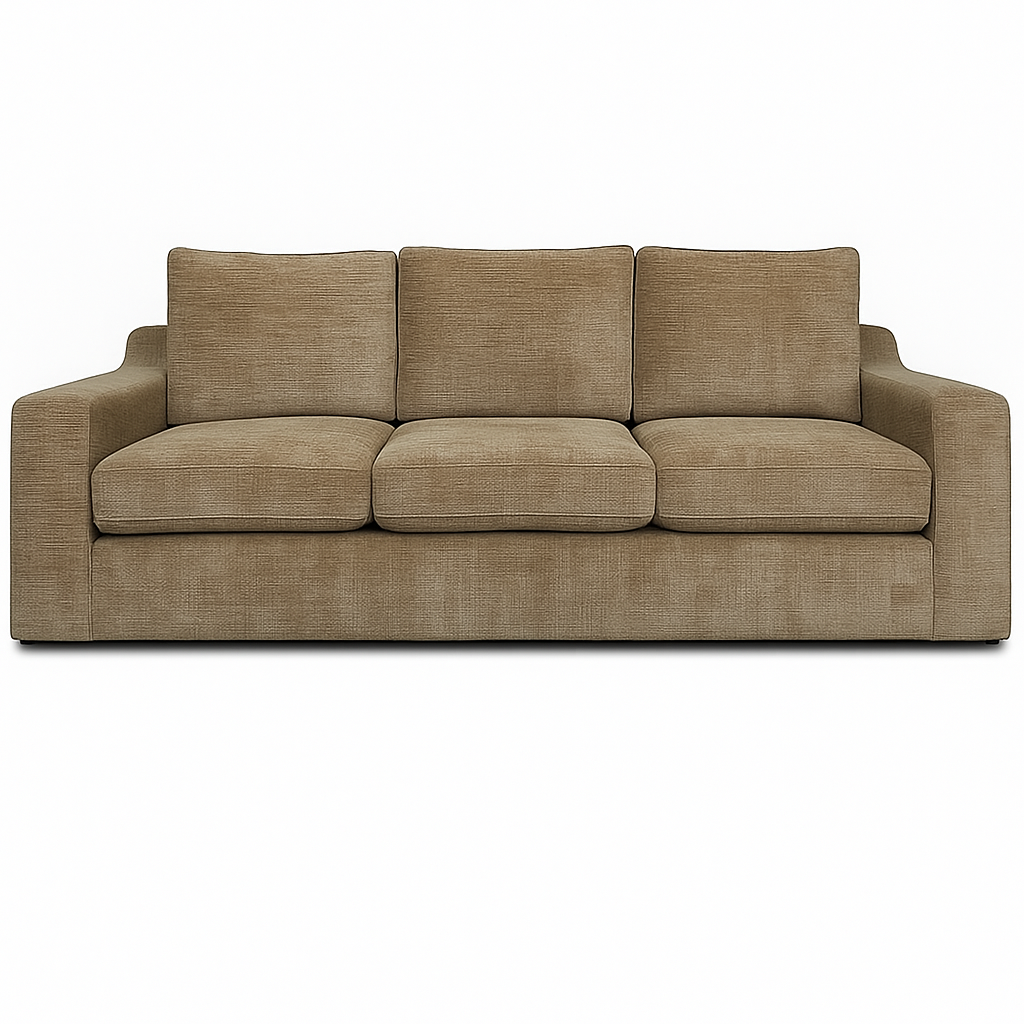 Bristol 3 Seater Fabric Sofa DUO-Moss
