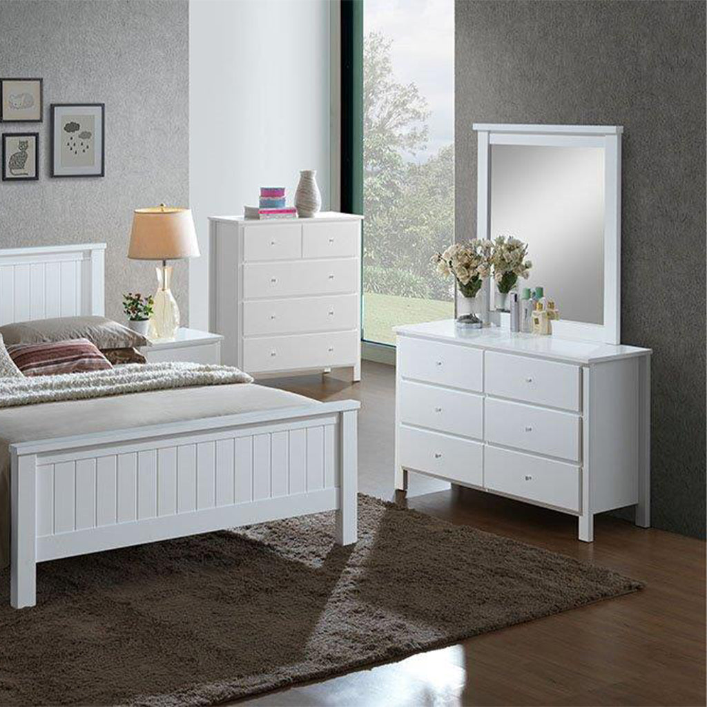 Brodie Dresser with Mirror-White