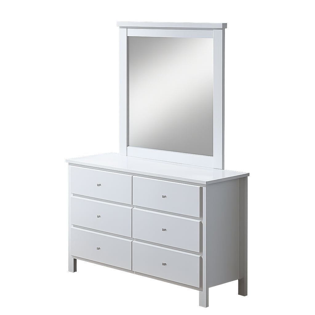 Brodie Dresser with Mirror-White