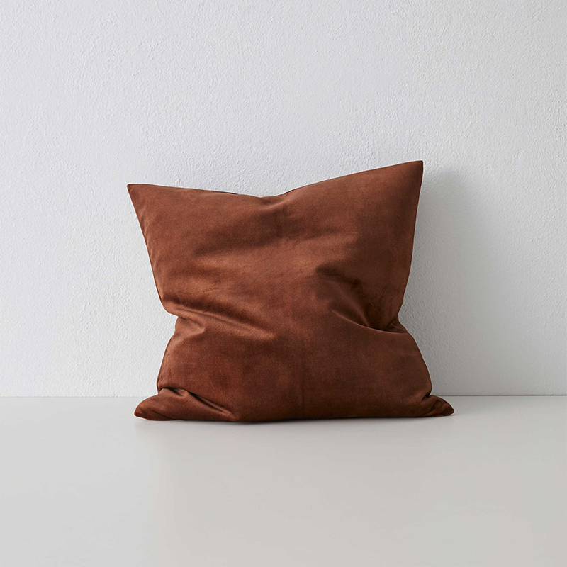 Ava Cushion 50cm x 50cm-Cinnamon