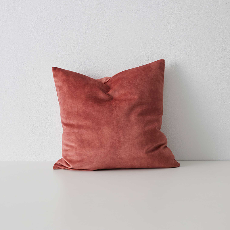 Ava Cushion 50cm x 50cm-Coral