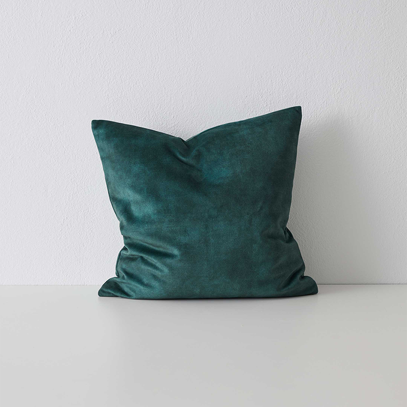 Ava Cushion 50cm x 50cm-Emerald