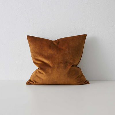 Ava Cushion 50cm x 50cm-Ochre
