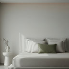 Como Rectangular Linen Cushion 60cm x 40cm-Olive