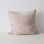 Como European Linen Cushion 60cm x 60cm-Blush