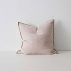 Como Square Linen Cushion 50cm x50cm-Blush