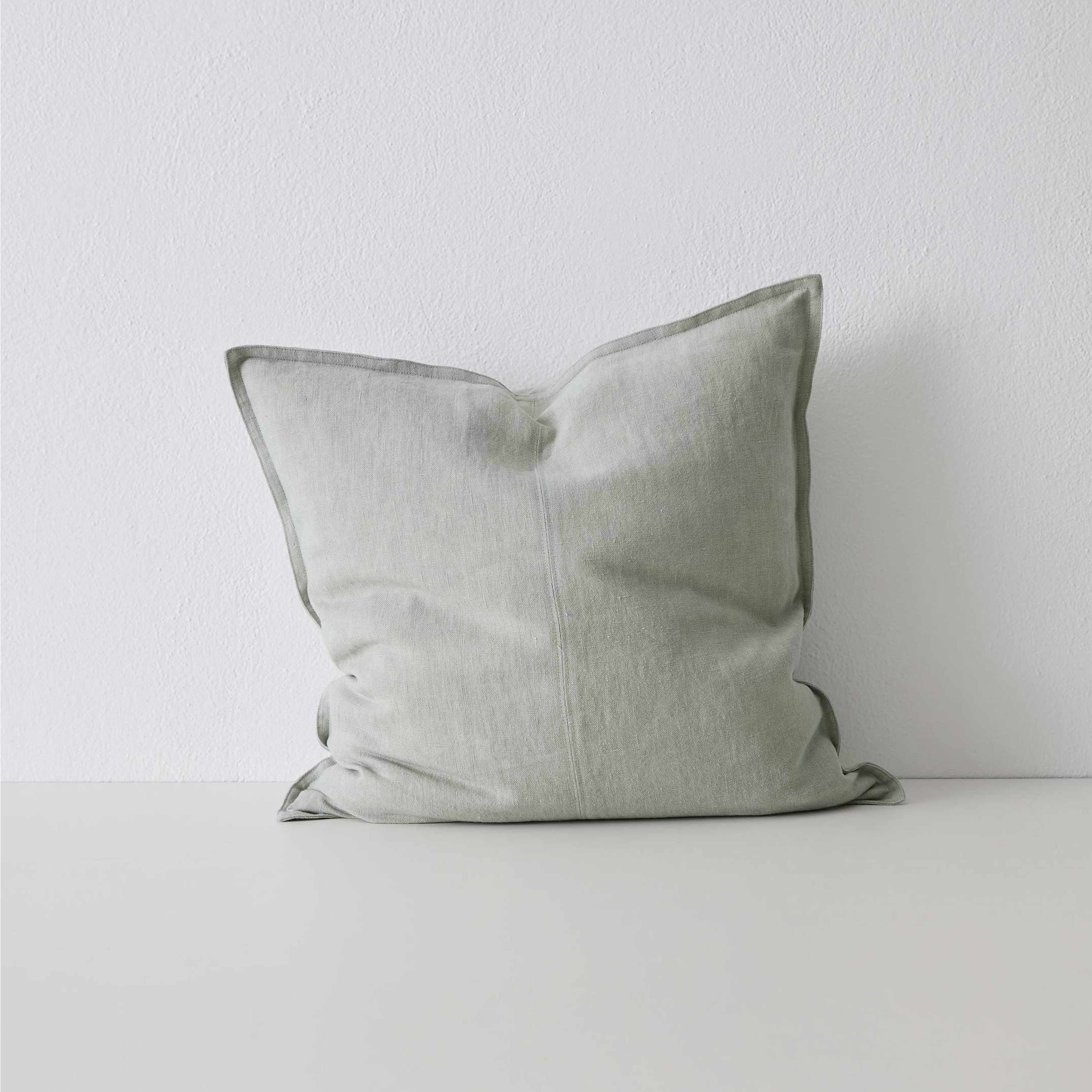 Como Square Linen Cushion 50cm x50cm-Laurel