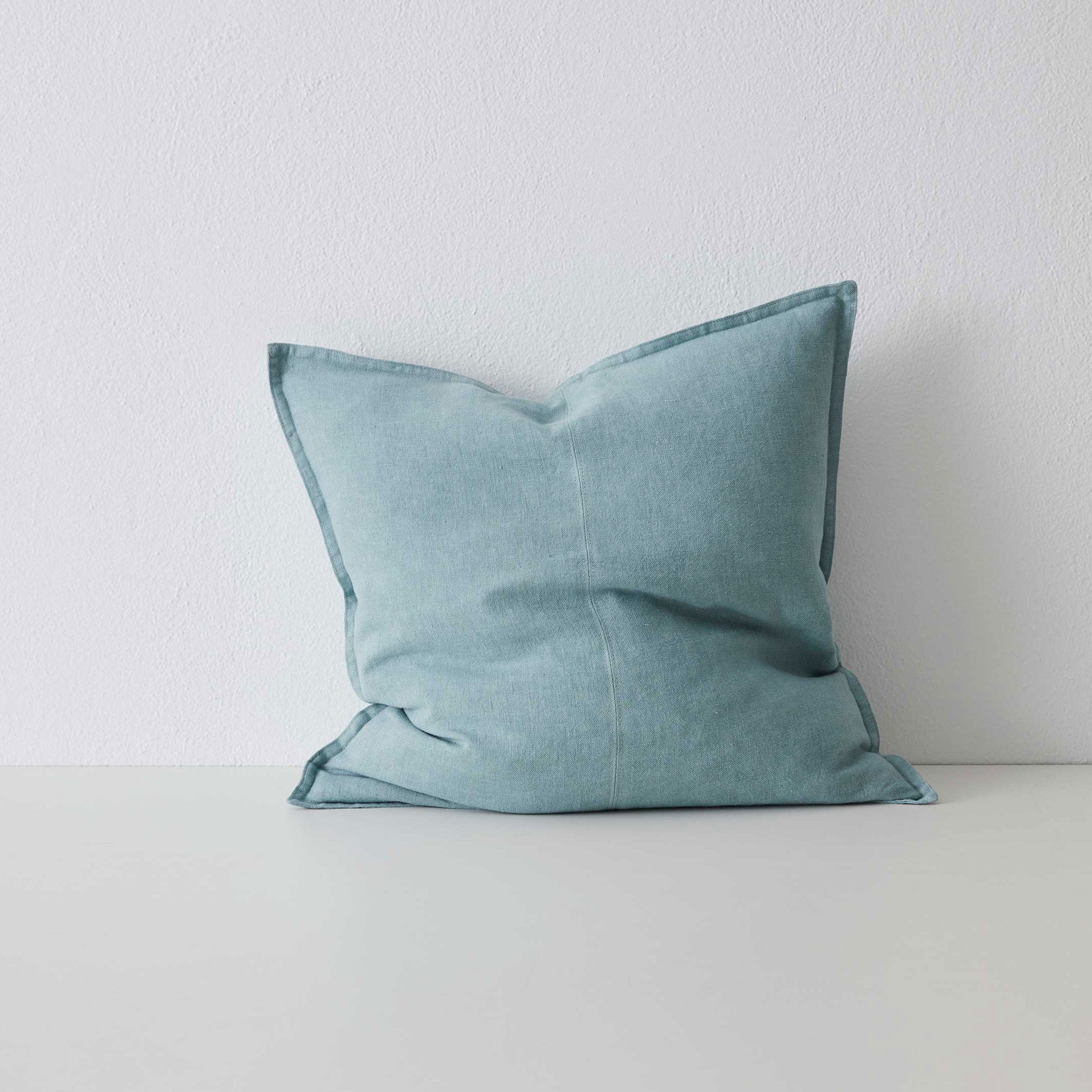 Como Square Linen Cushion 50cm x50cm-Mineral