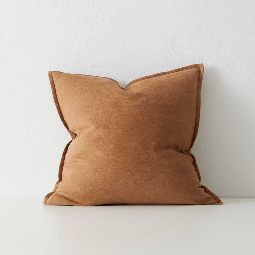 Fiore Cushion 50cm x 50cm-Ochre