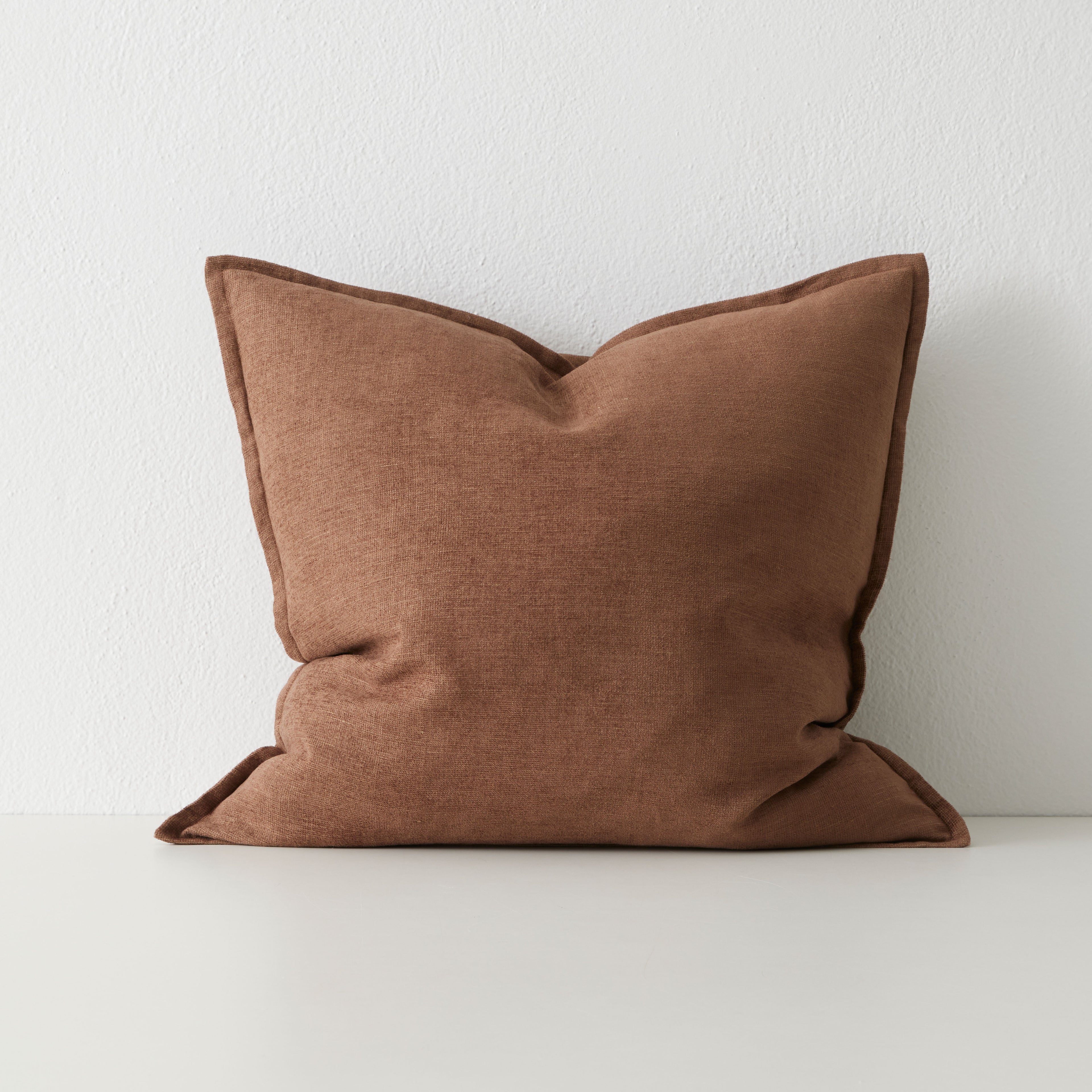Fiore Cushion 50cm x 50cm-Toffee
