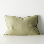 Como Rectangular Linen Cushion 60cm x 40cm-Willow