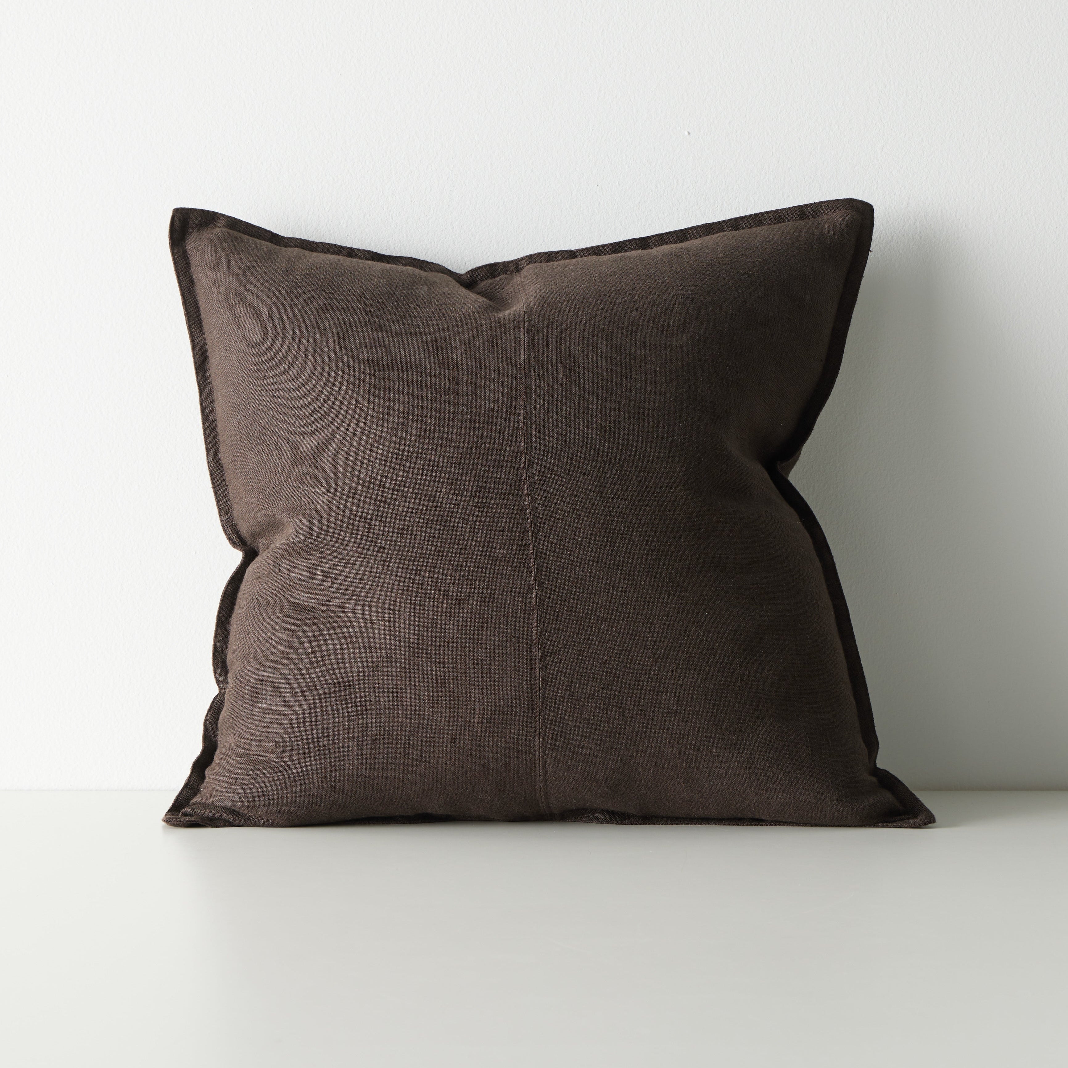 Como Square Linen Cushion 50cm x50cm-Ganache