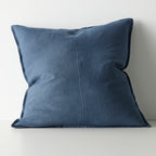 Como European Linen Cushion 60cm x 60cm-Atlantic