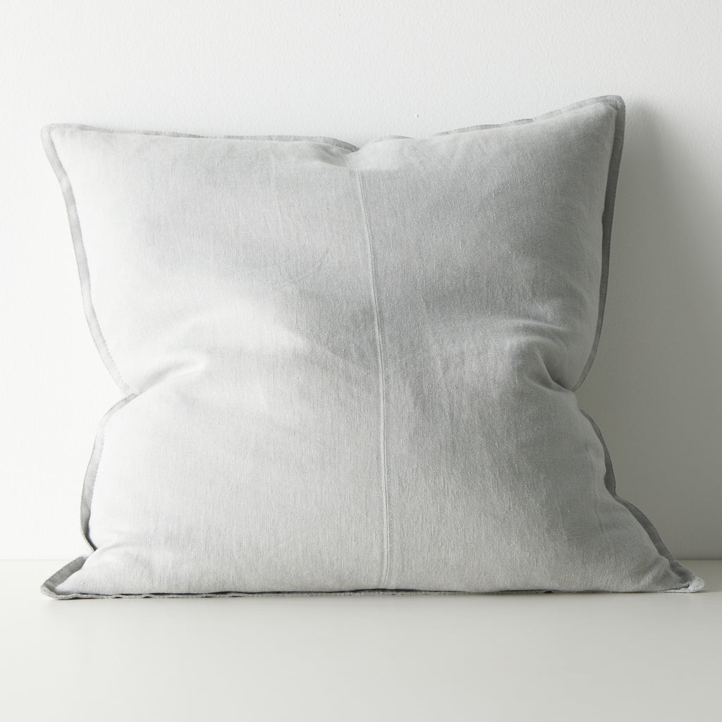 Como European Linen Cushion 60cm x 60cm-Haze