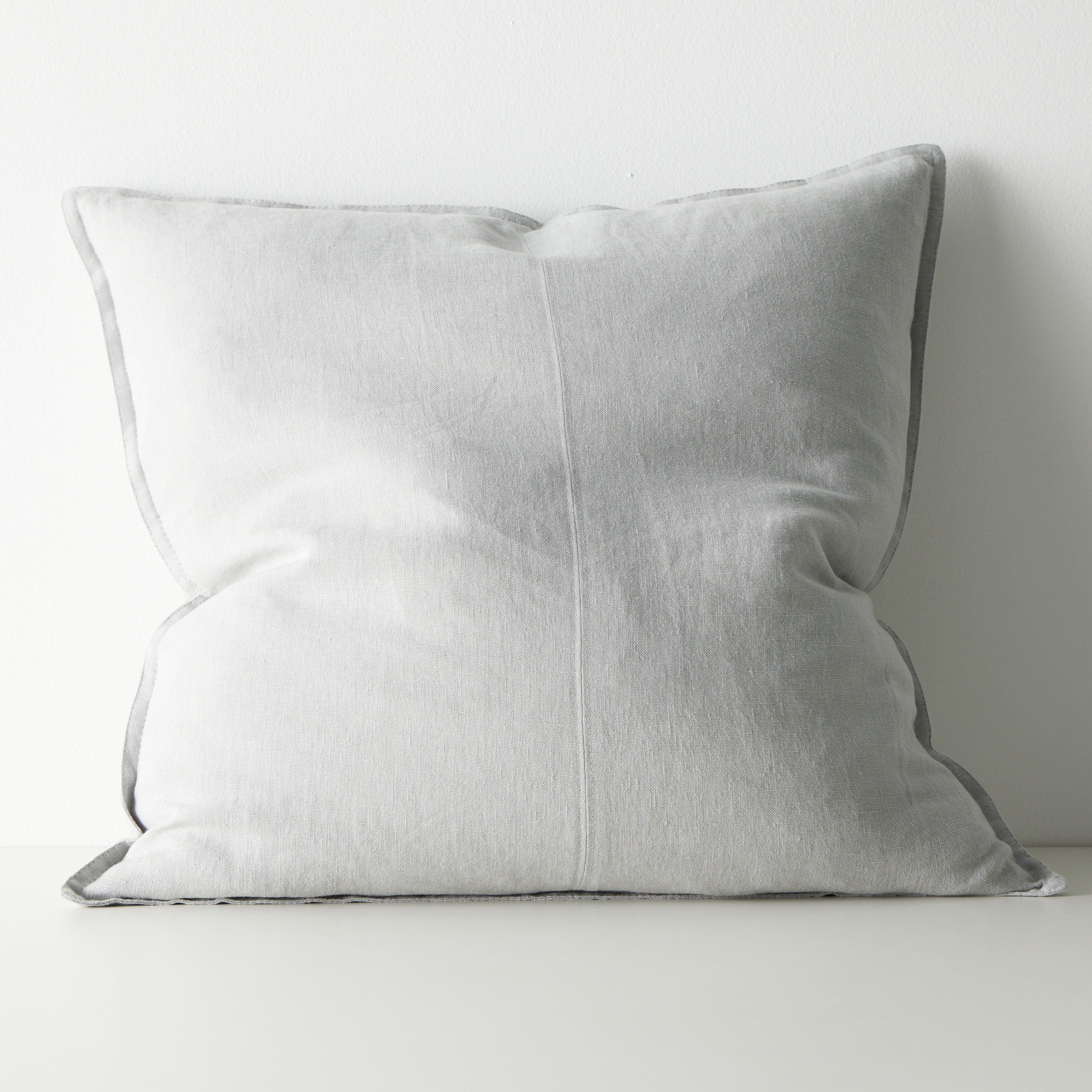 Como European Linen Cushion 60cm x 60cm-Haze