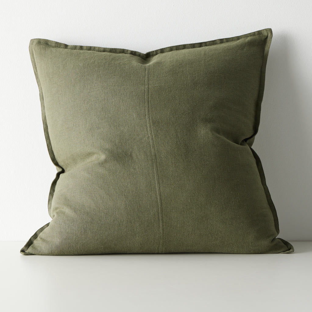 Como European Linen Cushion 60cm x 60cm-Jungle