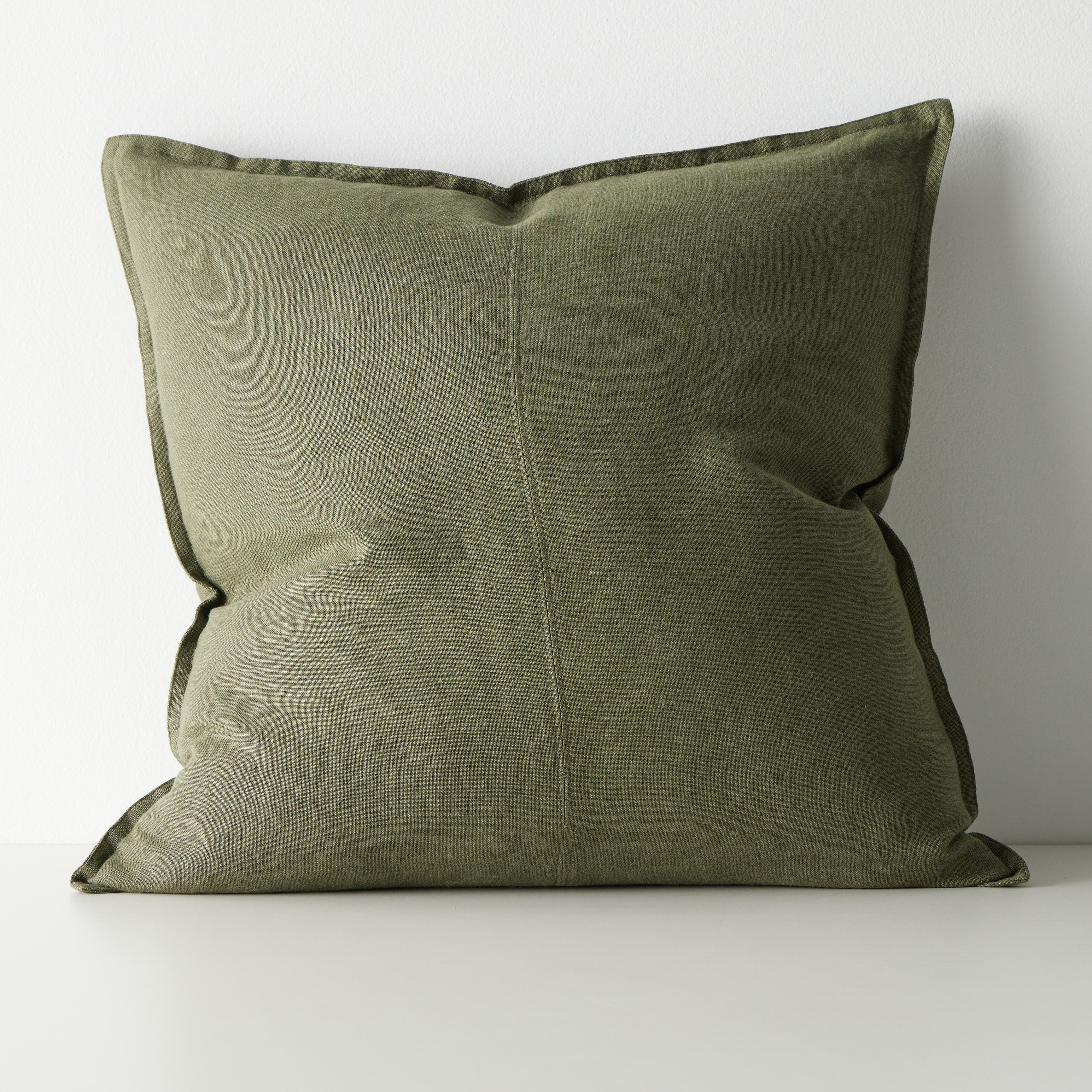 Como European Linen Cushion 60cm x 60cm-Jungle