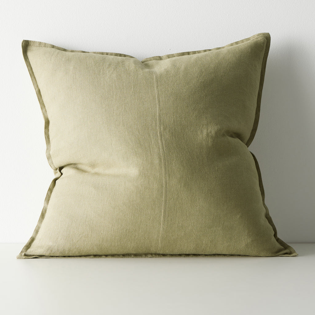 Como European Linen Cushion 60cm x 60cm-Willow