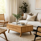 Evolve Coffee Table-Clear Lacquer