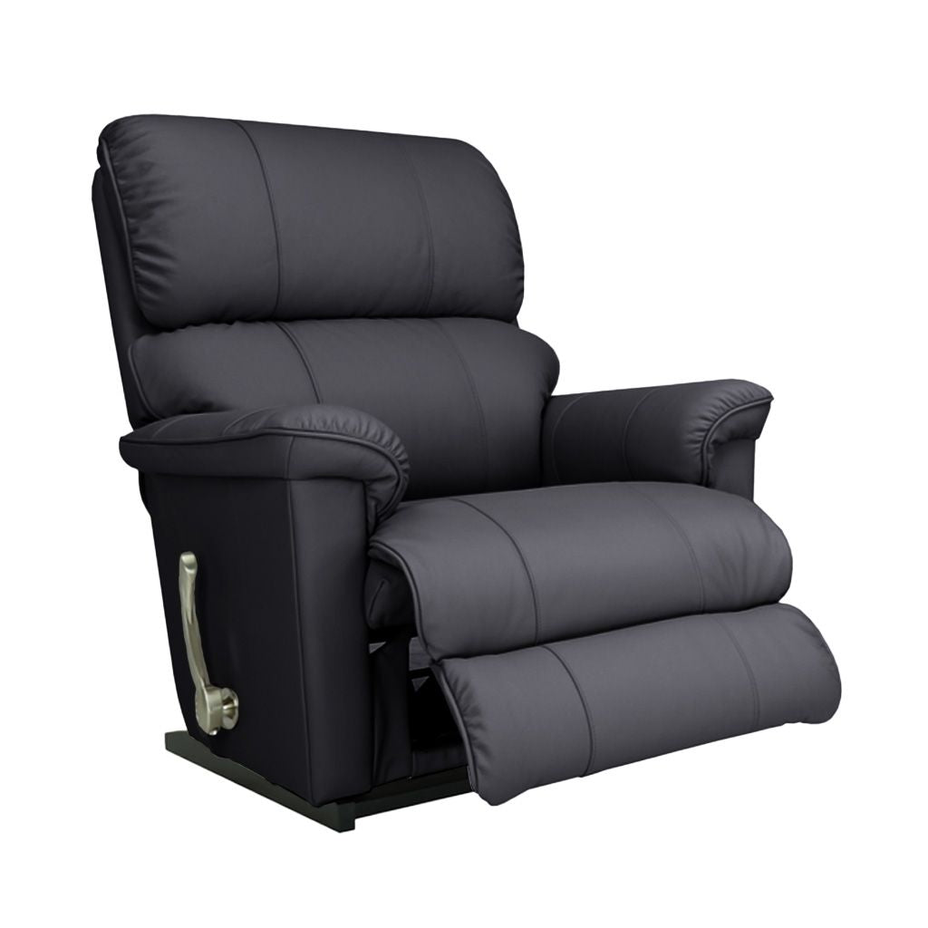 Lazboy Stanley Leather Manual Rocker Recliner Large