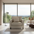 Charlie Armchair Fabric Sofa-Metal