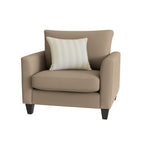 Charlie Armchair Fabric Sofa-Wheat
