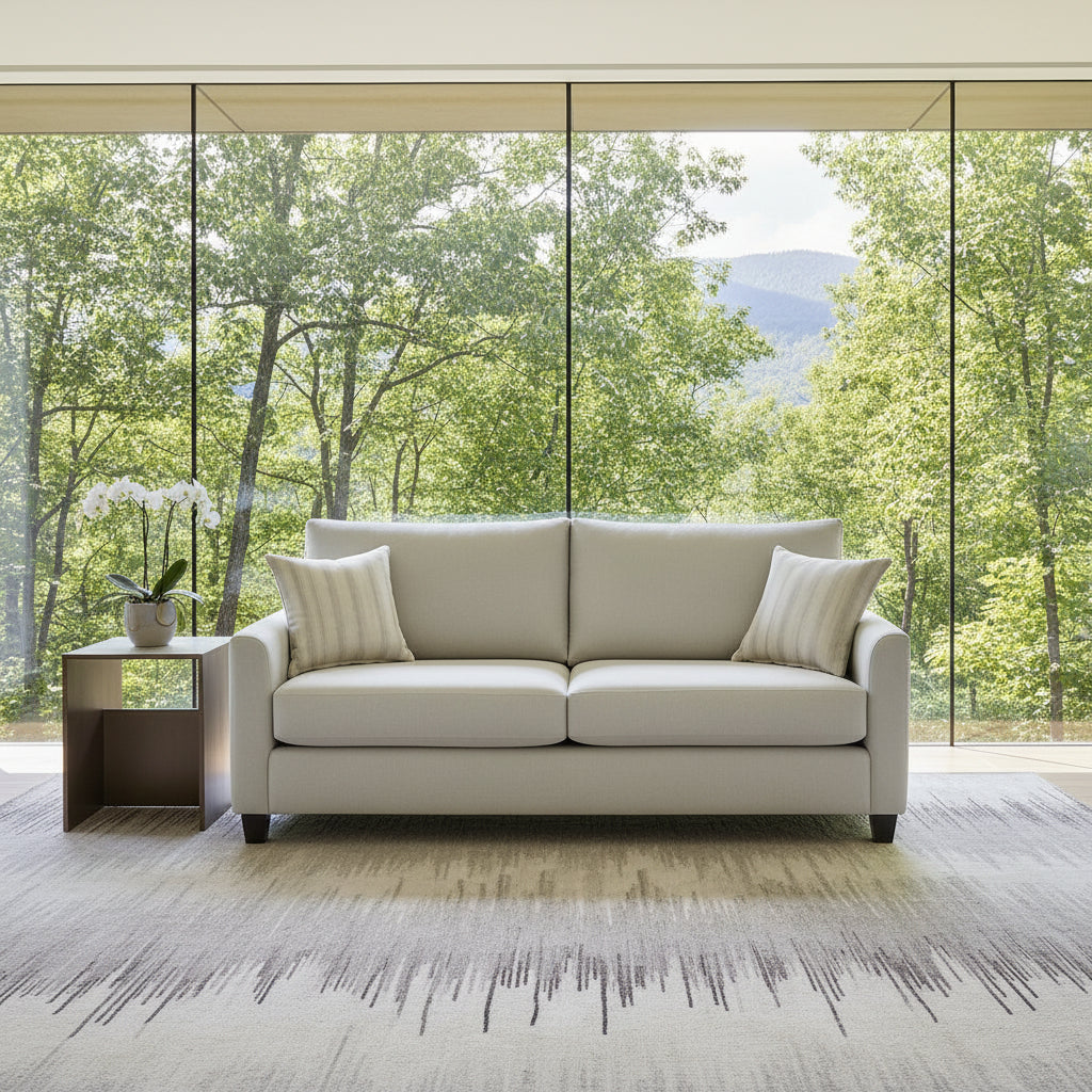 Charlie 2.5 Seater Fabric Sofa-Tusk