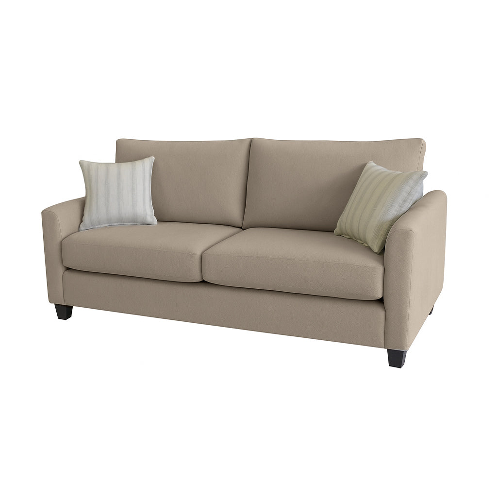 Charlie 2.5 Seater Fabric Sofa-Wheat