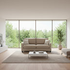 Charlie 2.5 Seater Fabric Sofa-Wheat