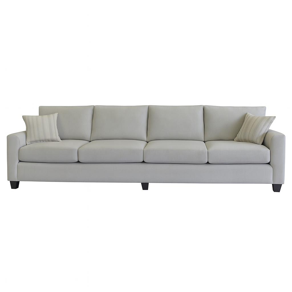 Charlie 4 Seater Fabric Sofa-Tusk