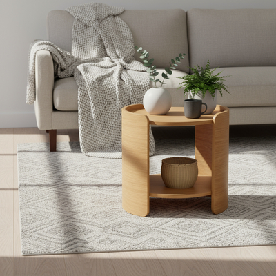 Malmo Lamp Table-Natural hover image