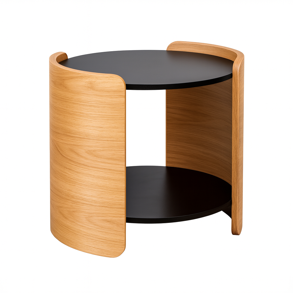 Malmo Lamp Table-Black