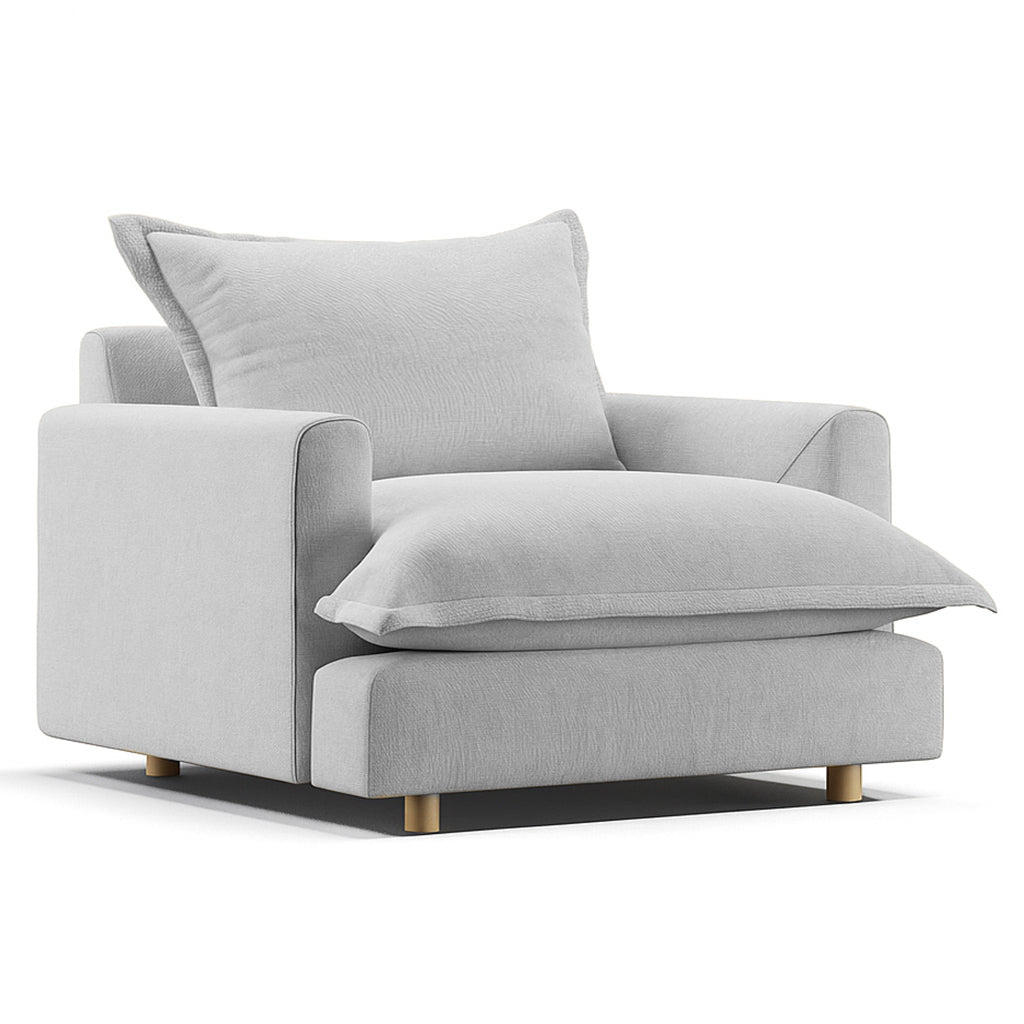 Chloe 1.25 Seater-Alabaster