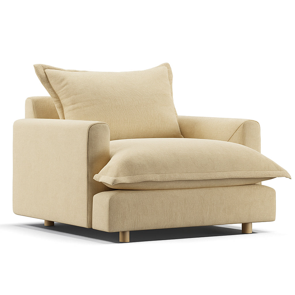 Chloe 1.25 Seater-Honey