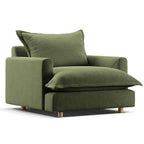 Chloe 1.25 Seater-Olive