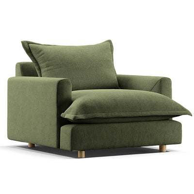 Chloe 1.25 Seater-Olive