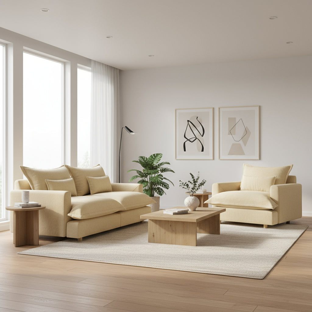 Chloe 1.5 Seater-Honey