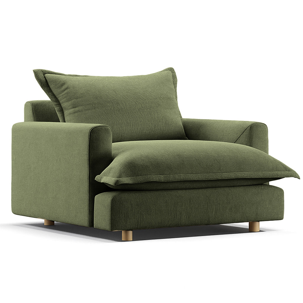 Chloe 1.5 Seater-Olive